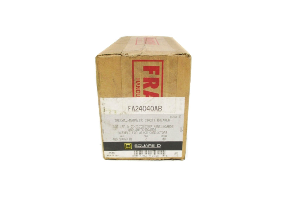 SQUARE D FA24040AB SER. 2 480V 40A NSFS