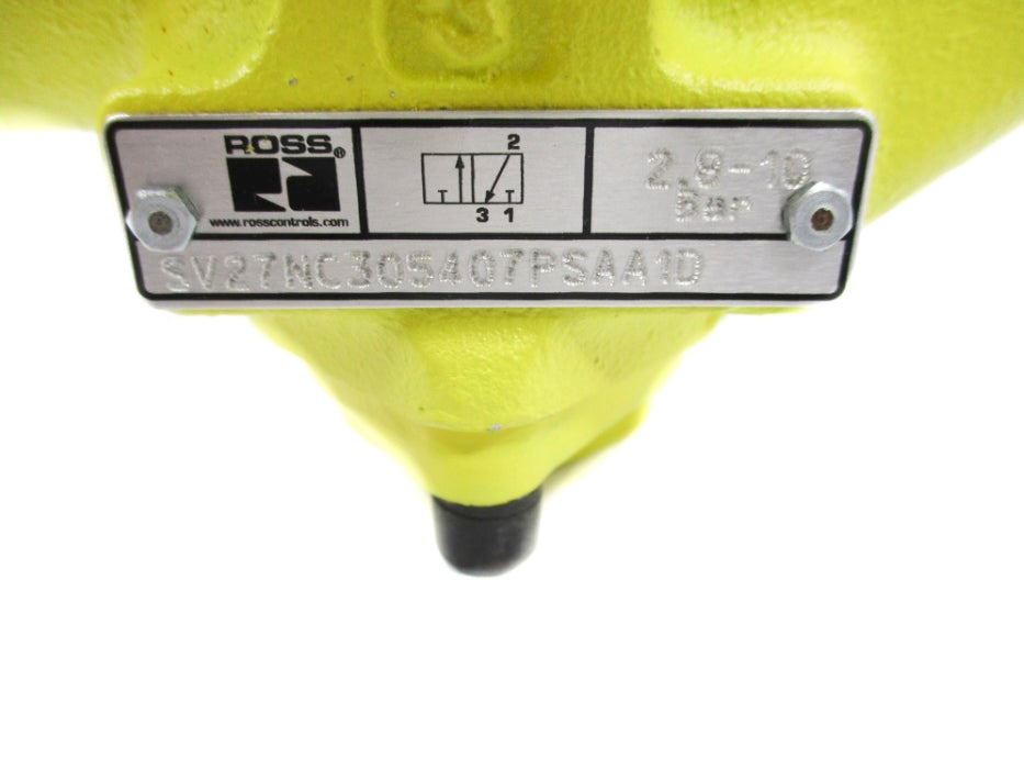 ROSS CONTROLS SV27NC305407PSAA1D 24VDC NSMP