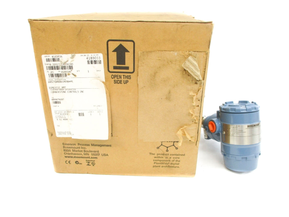 ROSEMOUNT 2051TG4A2B21AS5B4M5 4000PSI NSMP
