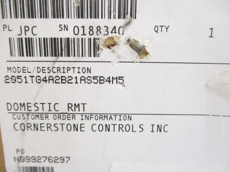 ROSEMOUNT 2051TG4A2B21AS5B4M5 4000PSI NSMP