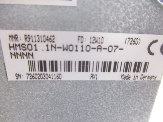 REXROTH HMS01.1N-W0110-A-07-NNNN R911310462 NSNP