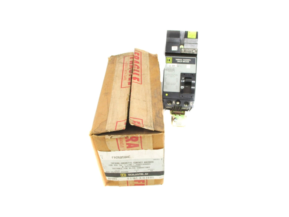 SQUARE D FA26050AC SER. 2 250VDC 50A NSMP