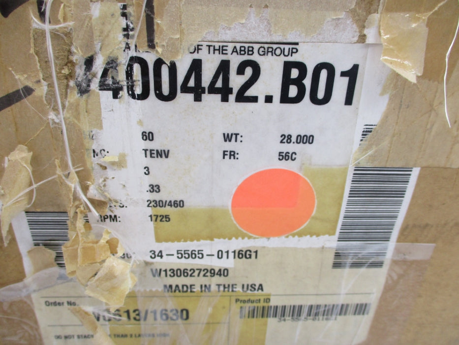 BALDOR V400442.B01 SER. F NSMP