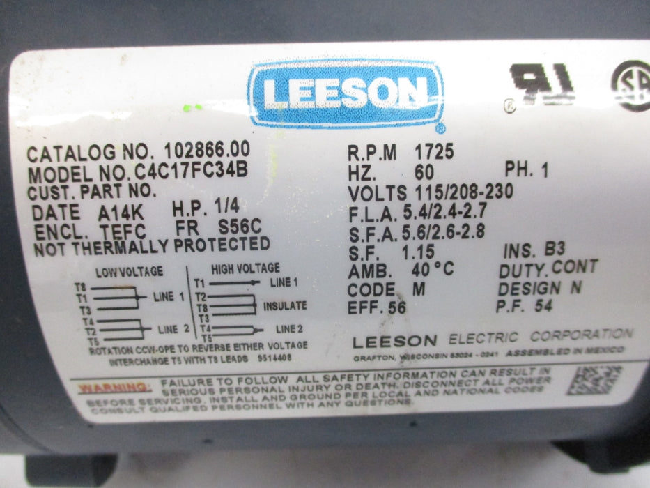 LEESON 102866.00 C4C17FC34B NSMP