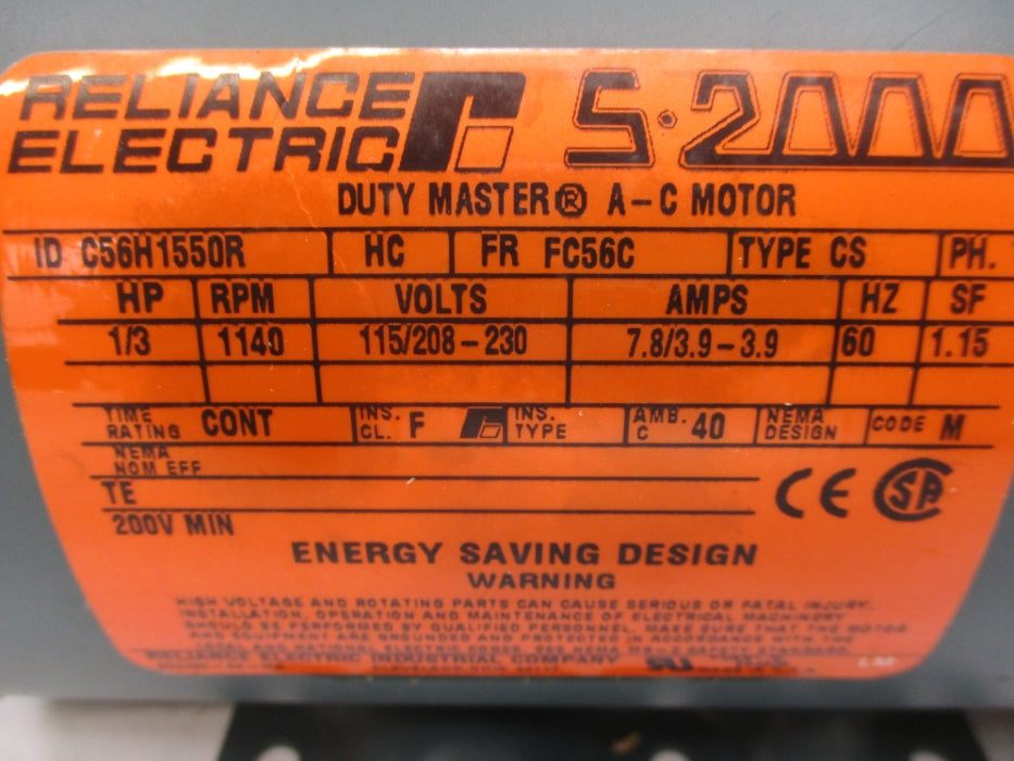 RELIANCE ELECTRIC C56H1550R NSMP