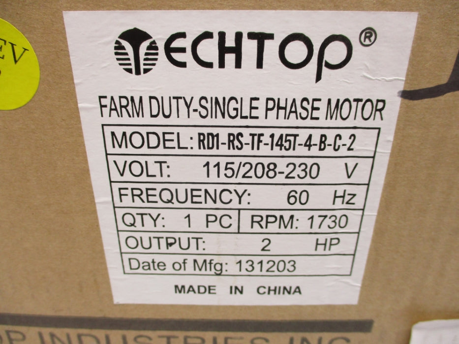TECHTOP RD1-RS-TF-145T-4-B-C-2 NSMP