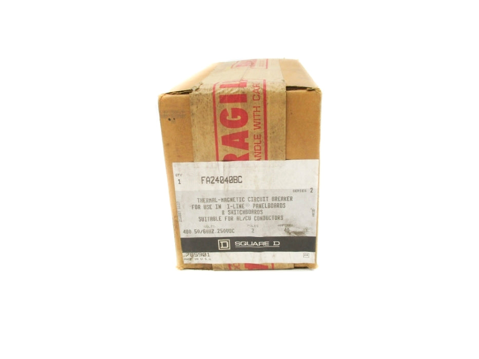 SQUARE D FA24040BC SER. 2 250VDC 40A NSFS