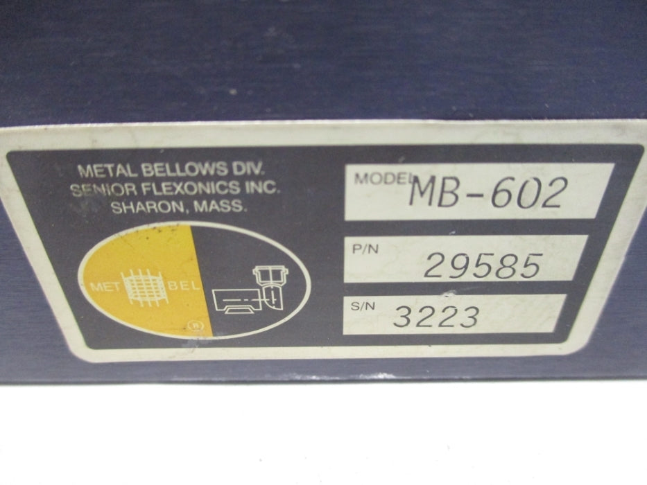 METAL BELLOWS MB-602 29585 UNMP