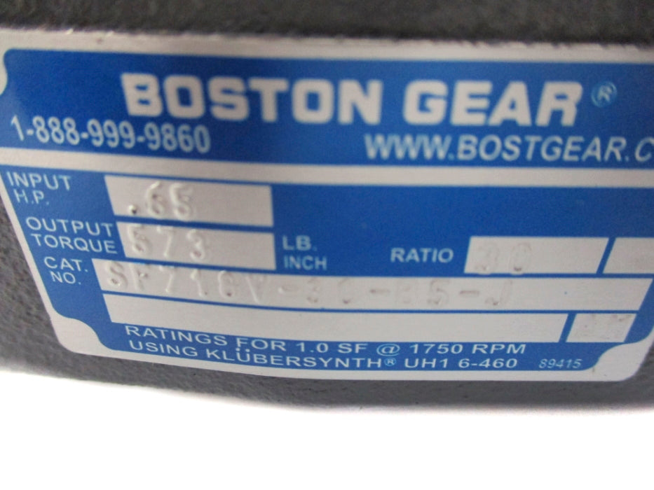 BOSTON GEAR SF718V-30-B5-J NSMP
