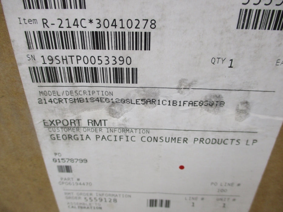 EMERSON 214CRTSMB1S4E0120SLE5AR1C1B1FAE030TB NSFS