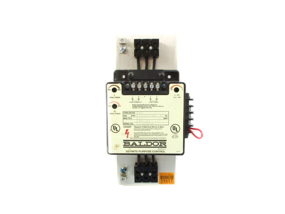 BALDOR D72 BEC-833 208/230/460V UNMP