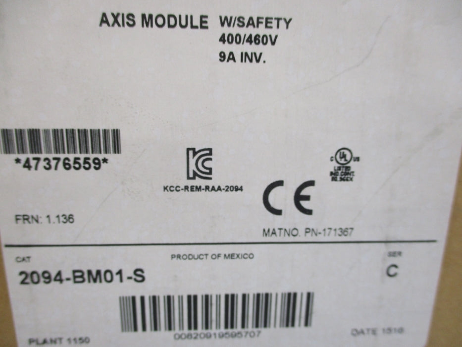 ALLEN BRADLEY 2094-BM01-S SER. C F/W 1.136 NSMP
