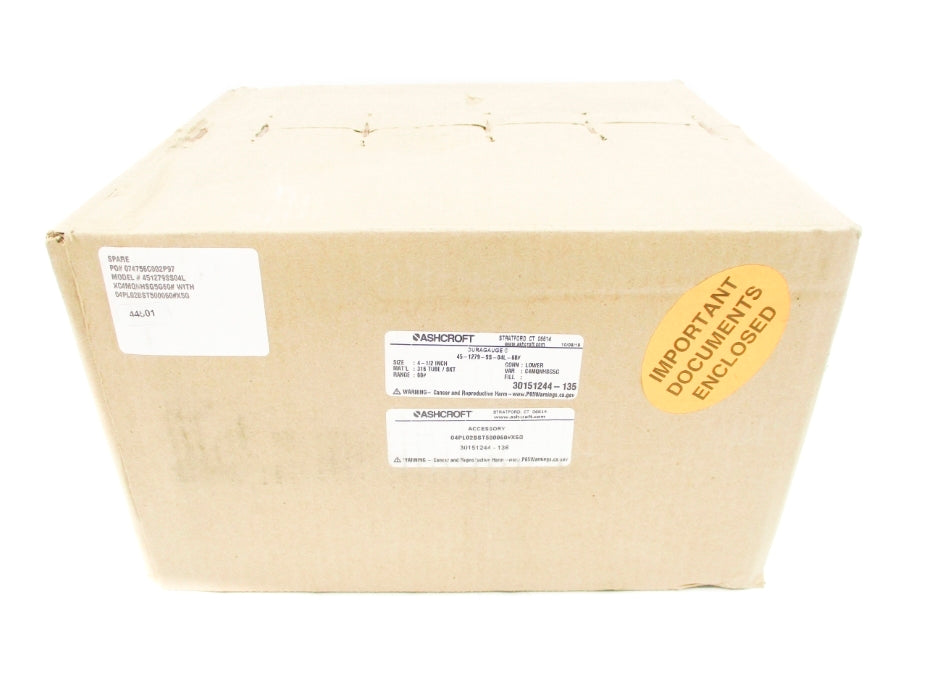 ASHCROFT 45-1279-SS-04L-60# 60PSI NSFS