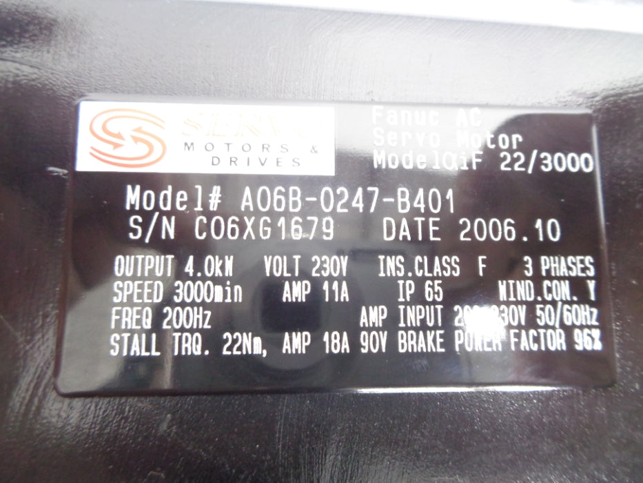 FANUC A06B-0247-B401 NSNP
