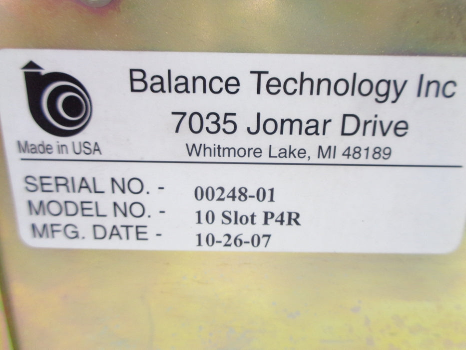 BALANCE TECHNOLOGY 10 SLOT P4R (AS PICTURED) UNMP