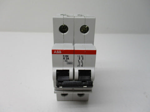 ABB S282-K2A CIRCUIT BREAKER 2A 277/480VAC * NEW NO BOX *
