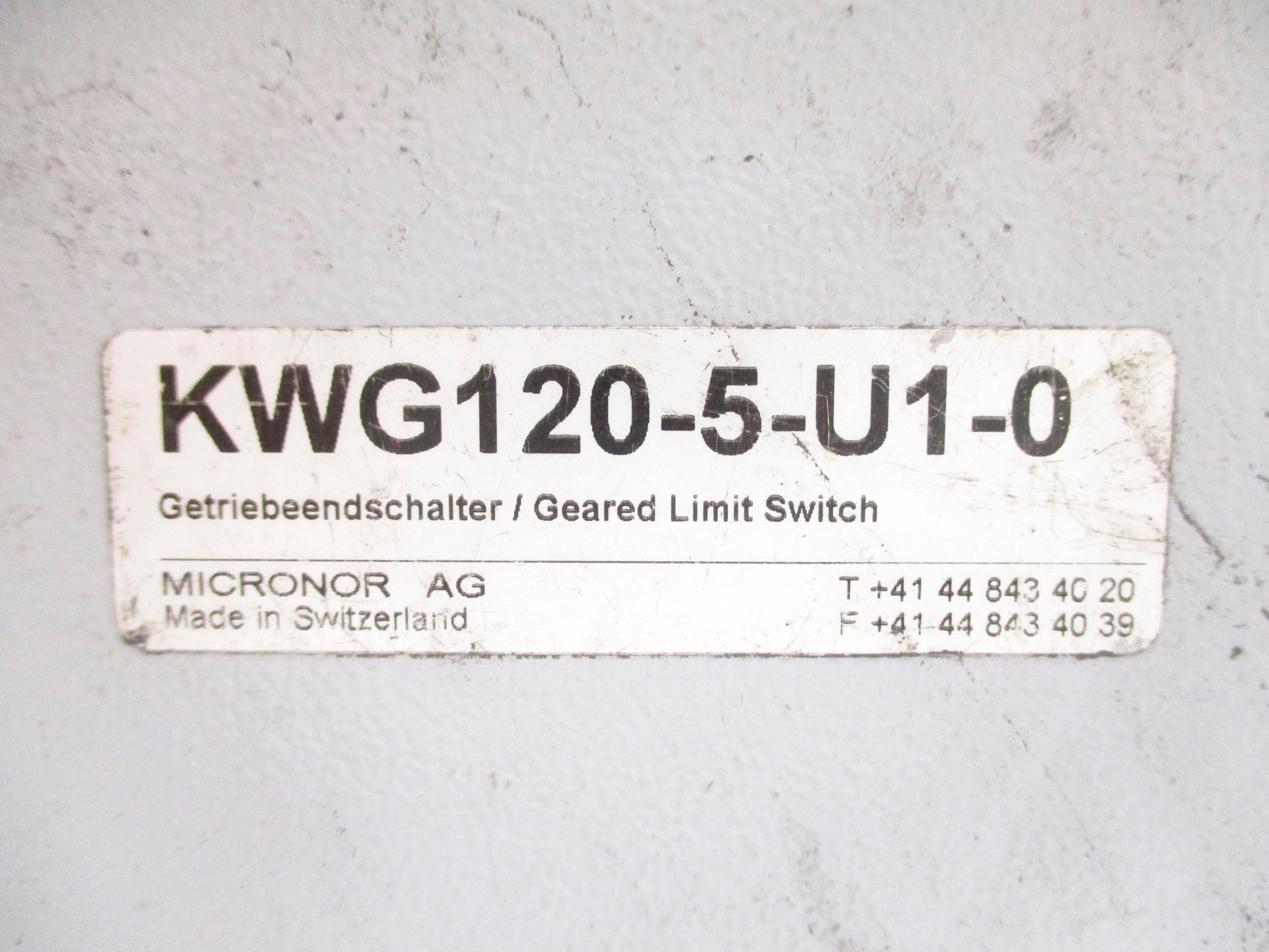 MICRONOR KWG120-5-U1-0 UNMP