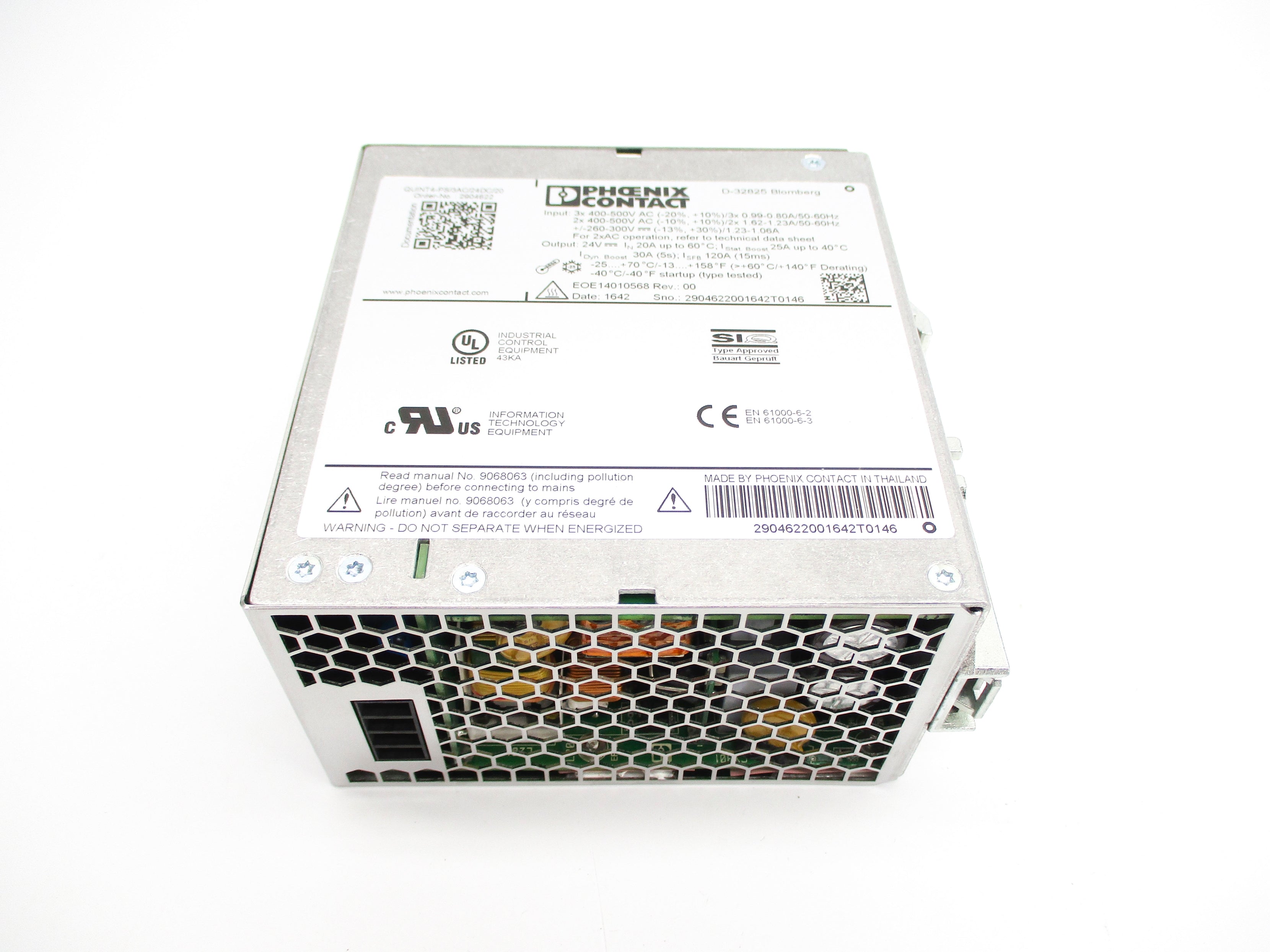 PHOENIX CONTACT QUINT4-PS/3AC/24DC/20 NUPI