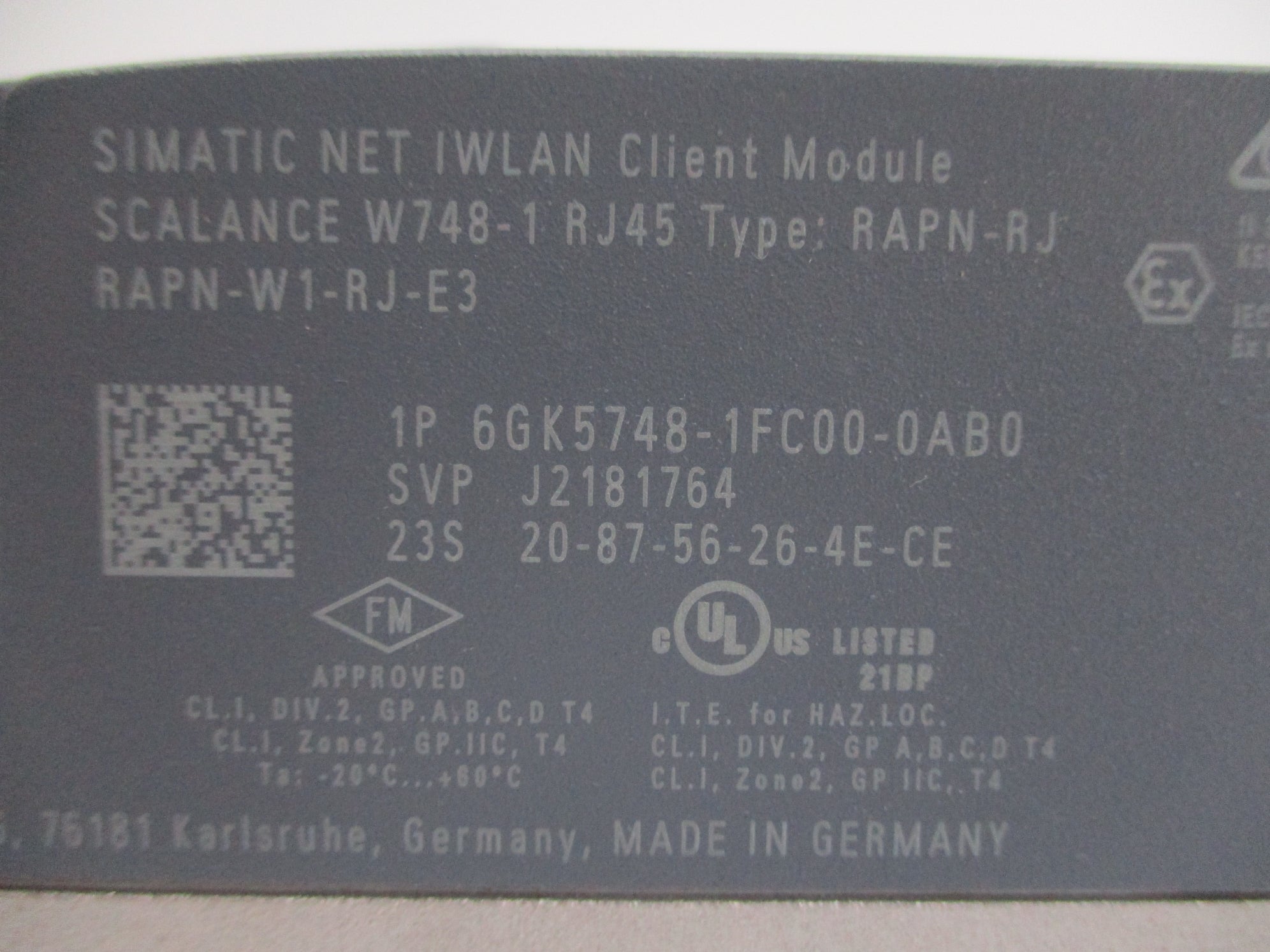 SIEMENS 6GK5748-1FC00-0AB0 NUPI