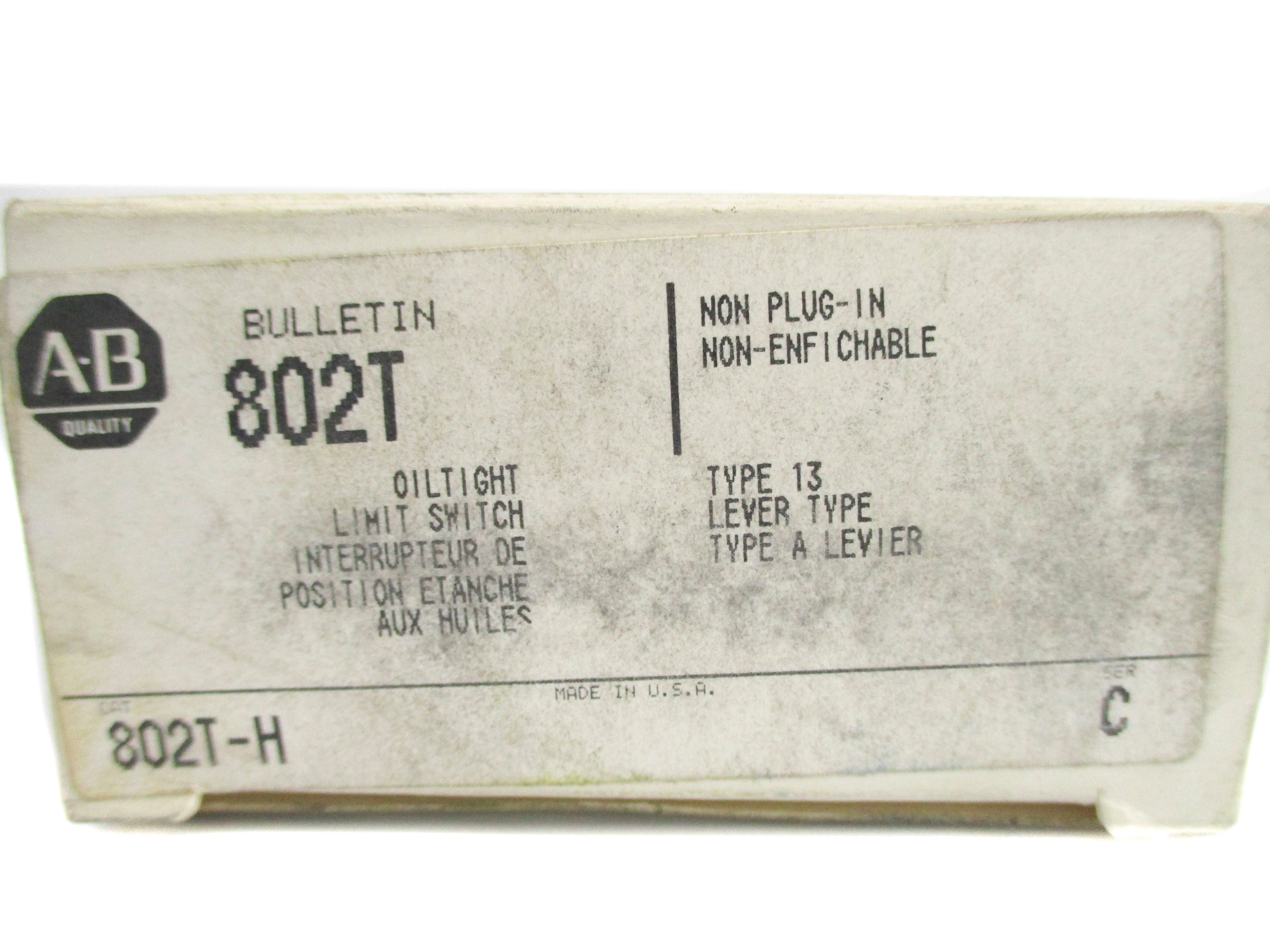 ALLEN BRADLEY 802T-H SER. C (GY/BL) (AS PICTURED) NSMP