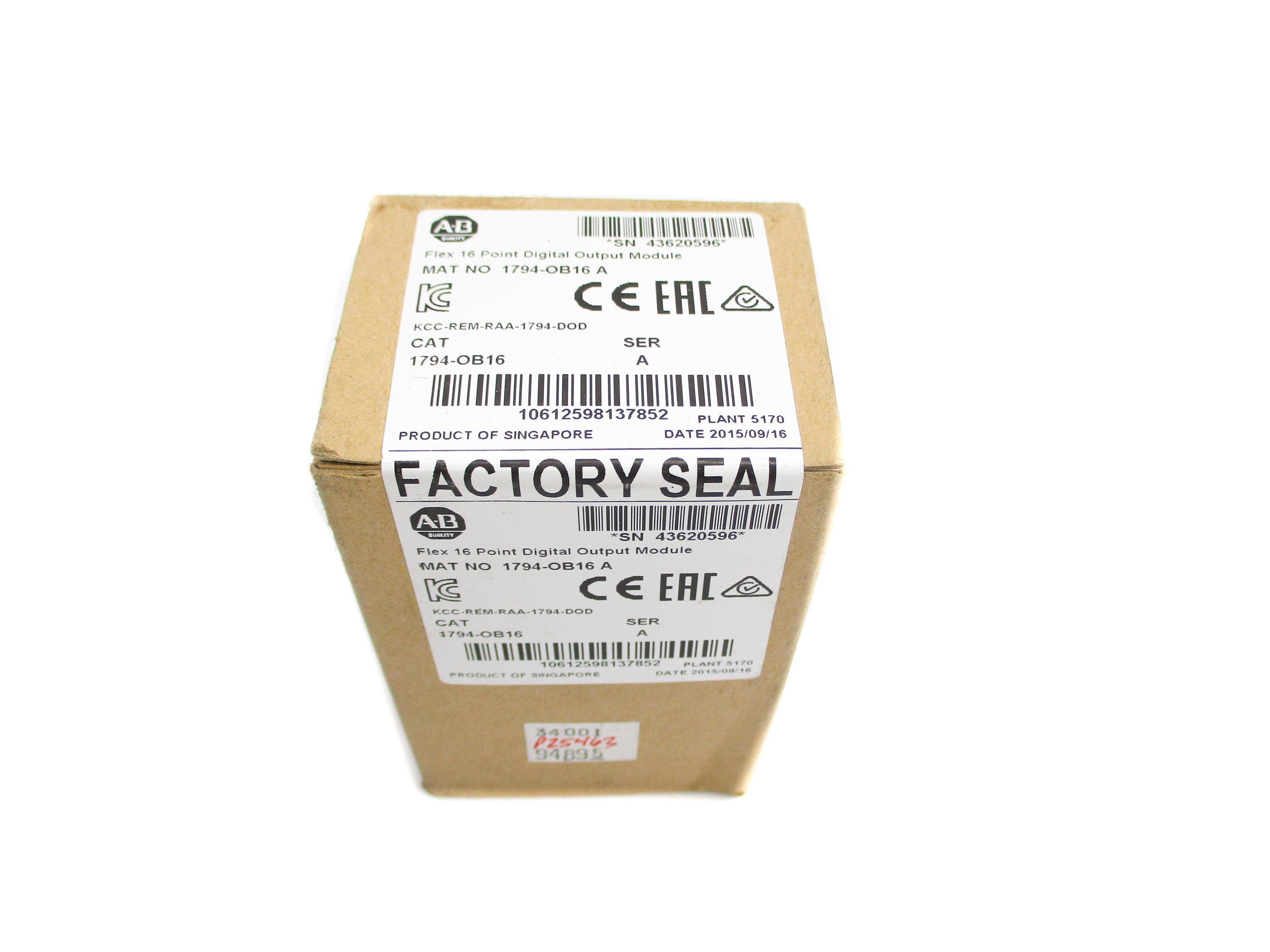 ALLEN BRADLEY 1794-OB16 SER. A DATE: 2015 NSFS