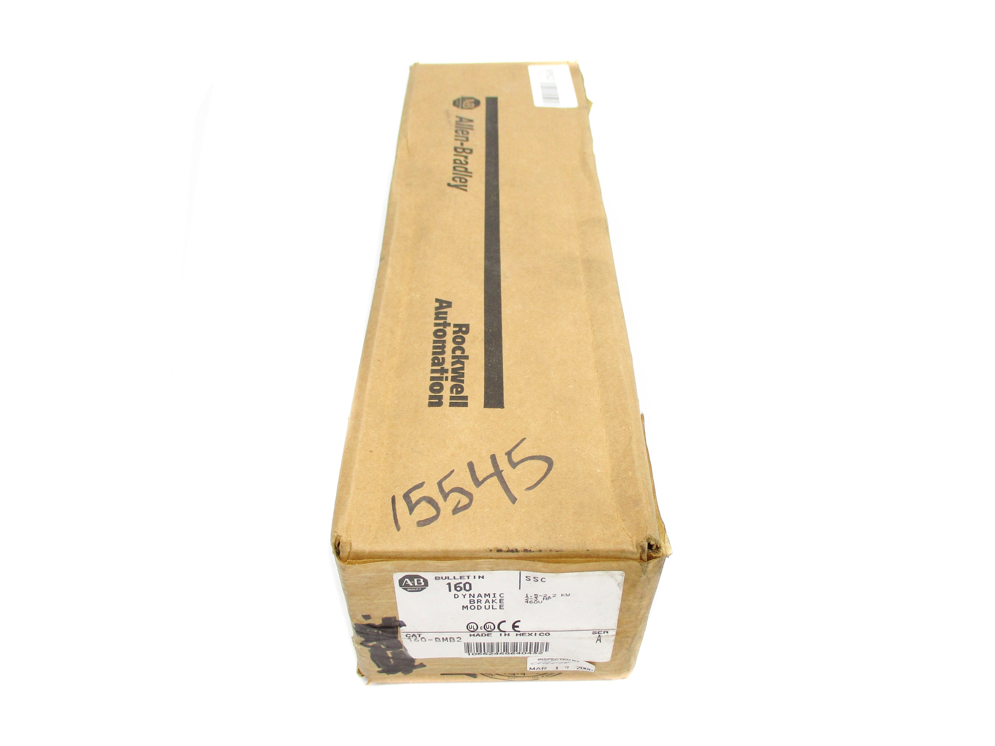 ALLEN BRADLEY 160-BMB2 SER. A (BR/WH) NSFS