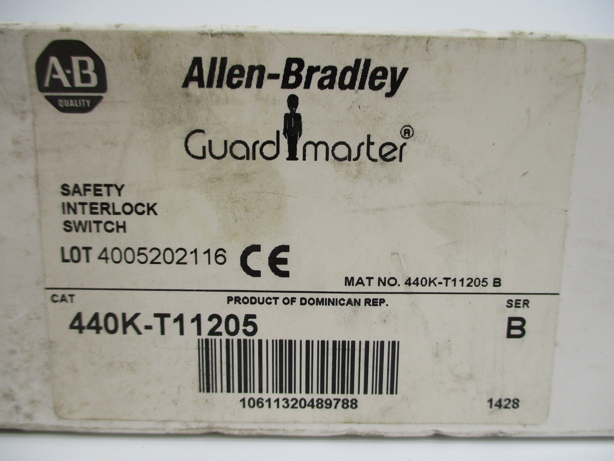 ALLEN BRADLEY 440K-T11205 SER. B (WH) NSMP