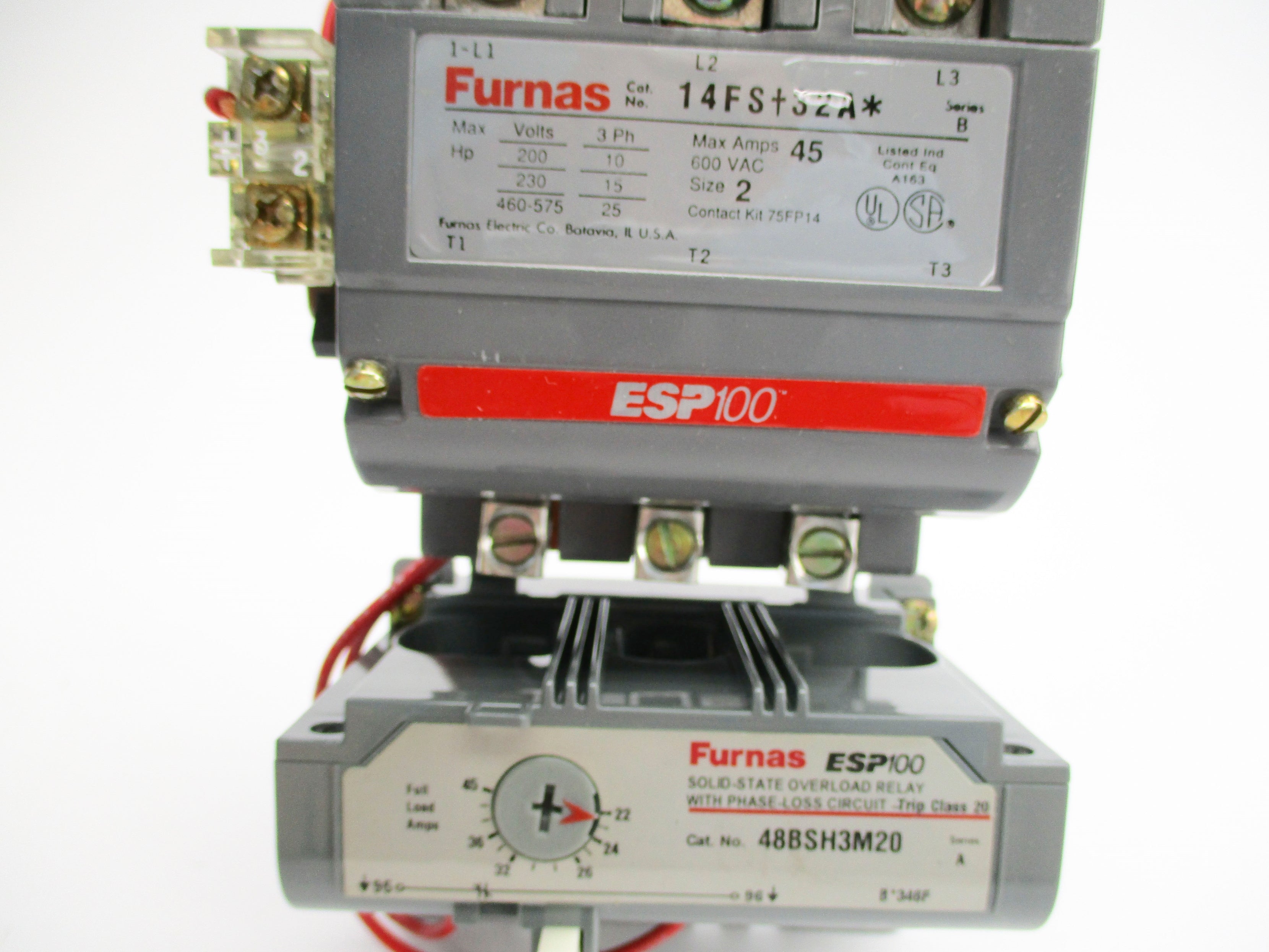 FURNAS 14FS+32A SER. B W/ 48BSH3M20 SER. A 22-45A 110-120/220-240V NSNP