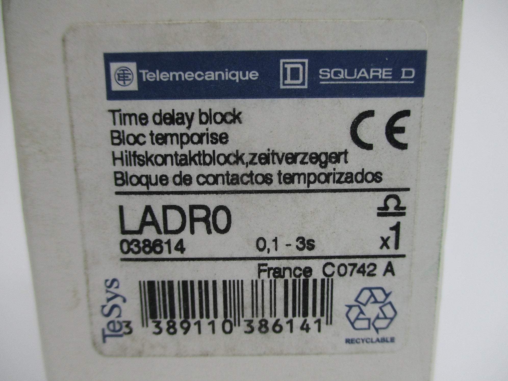TELEMECANIQUE LADR0 0.1-3S NSMP