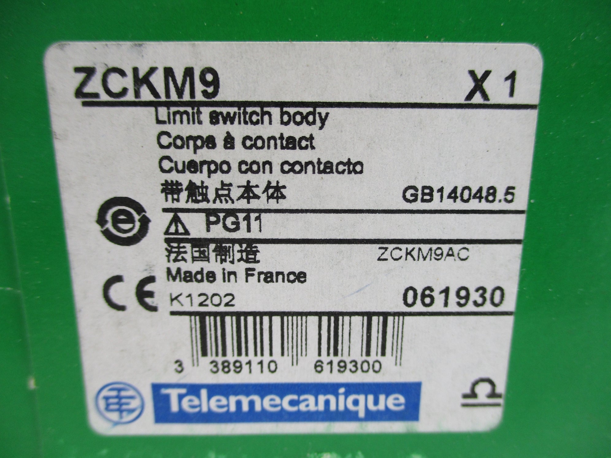 TELEMECANIQUE ZCKM9 NSMP