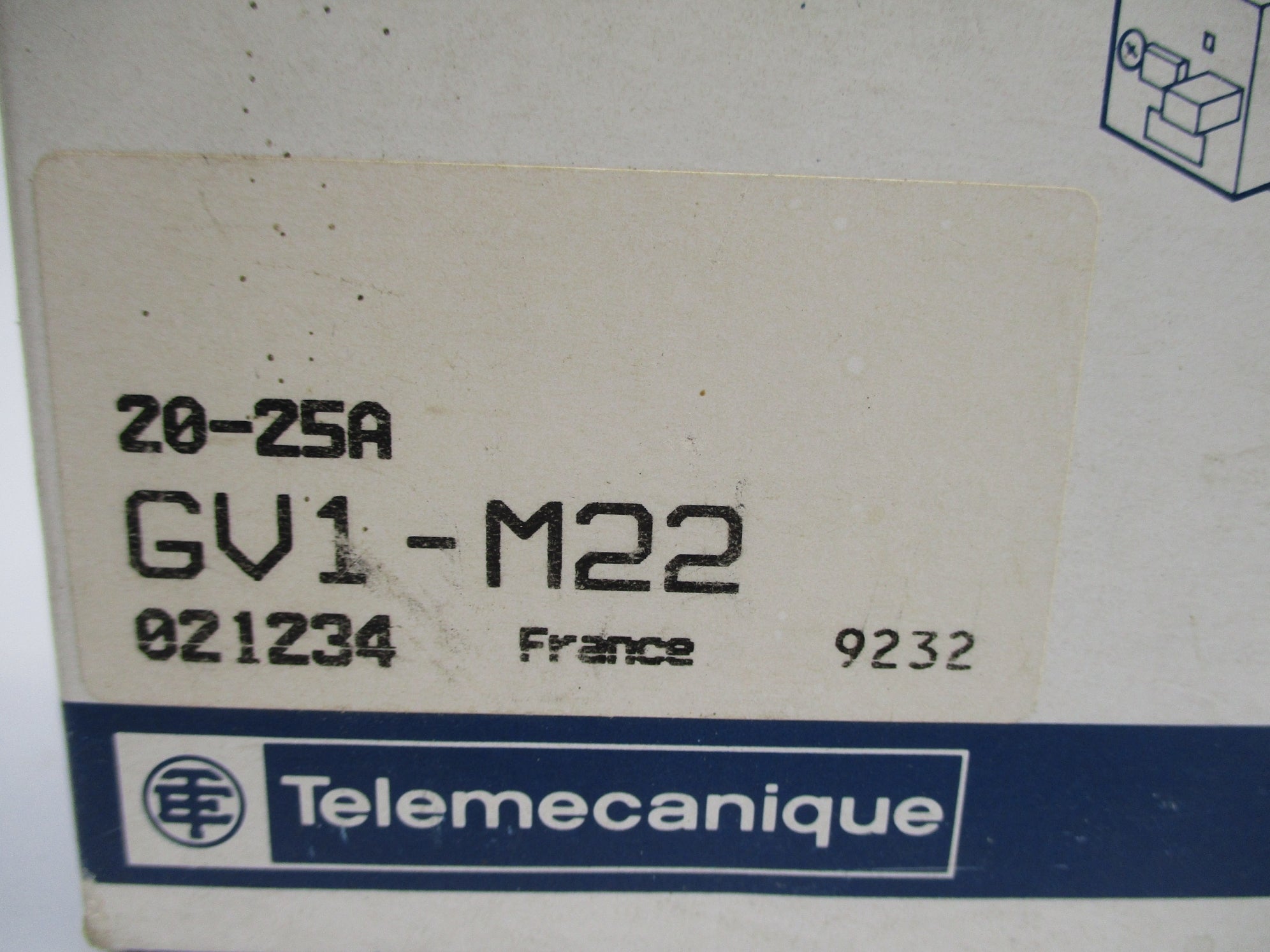 TELEMECANIQUE GV1-M22 20-25A NSMP