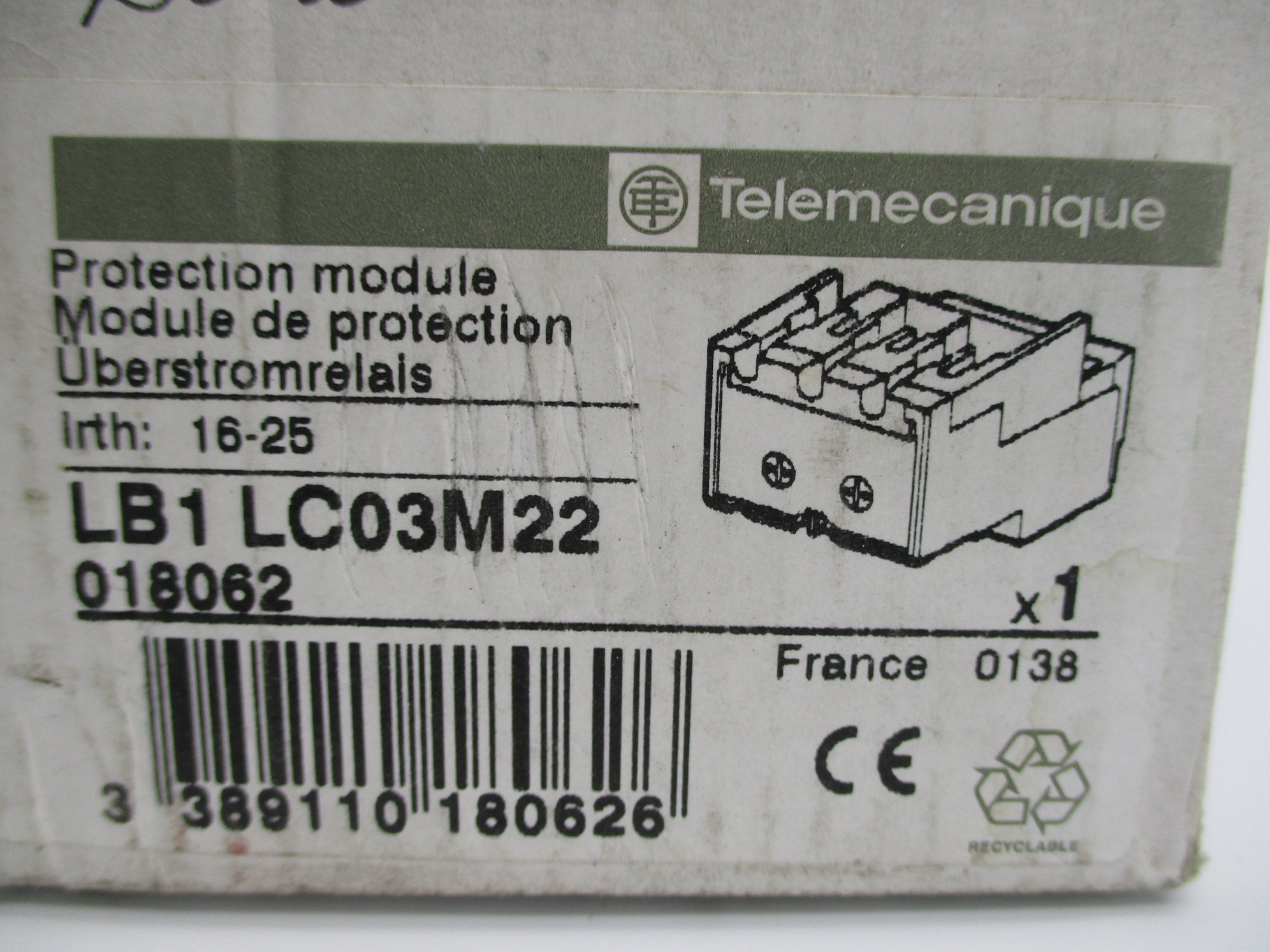 TELEMECANIQUE LB1-LC03M22 660VAC 150-300A/16-25A NSMP