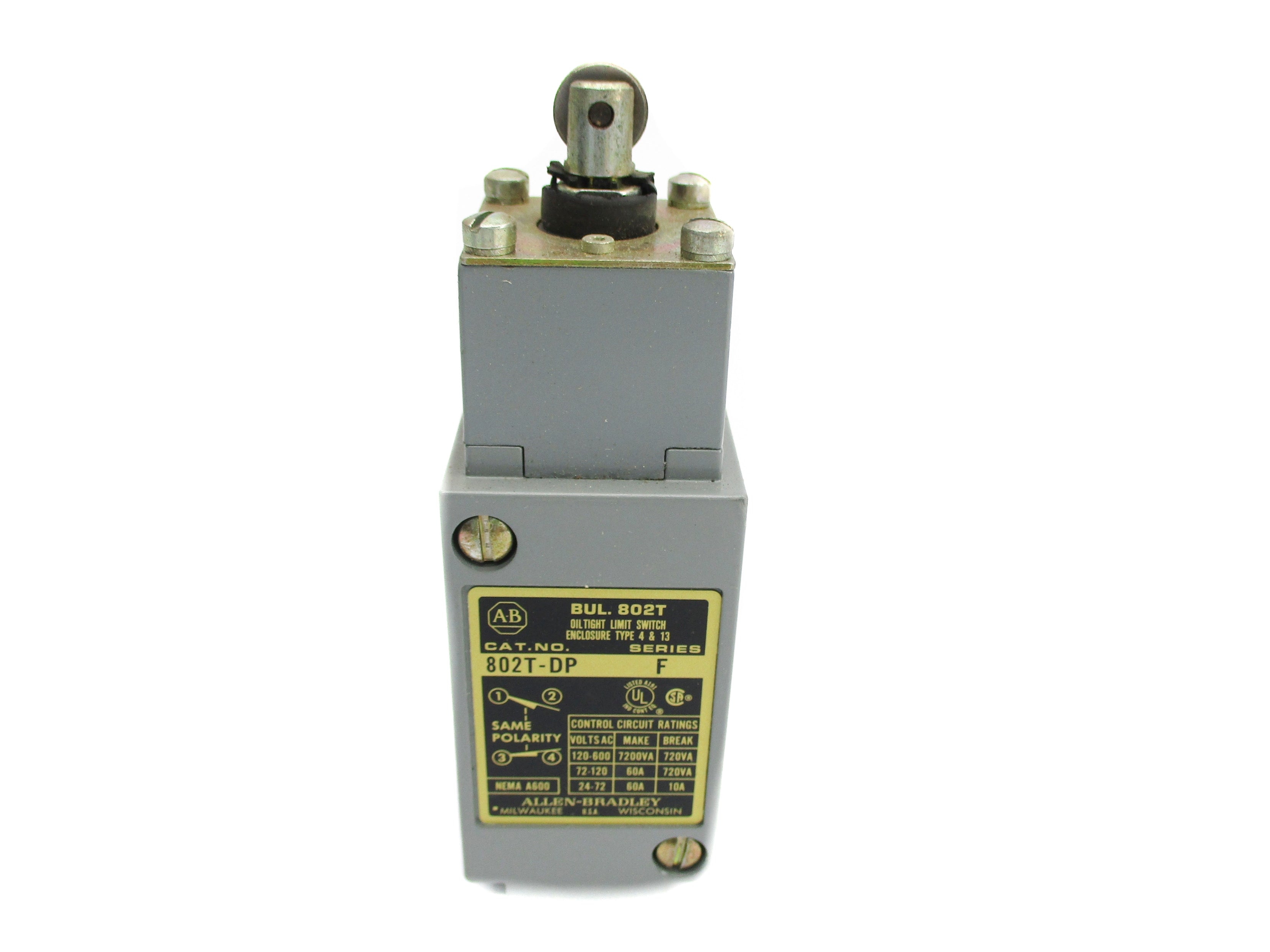 ALLEN BRADLEY 802T-DP SER. F UNMP