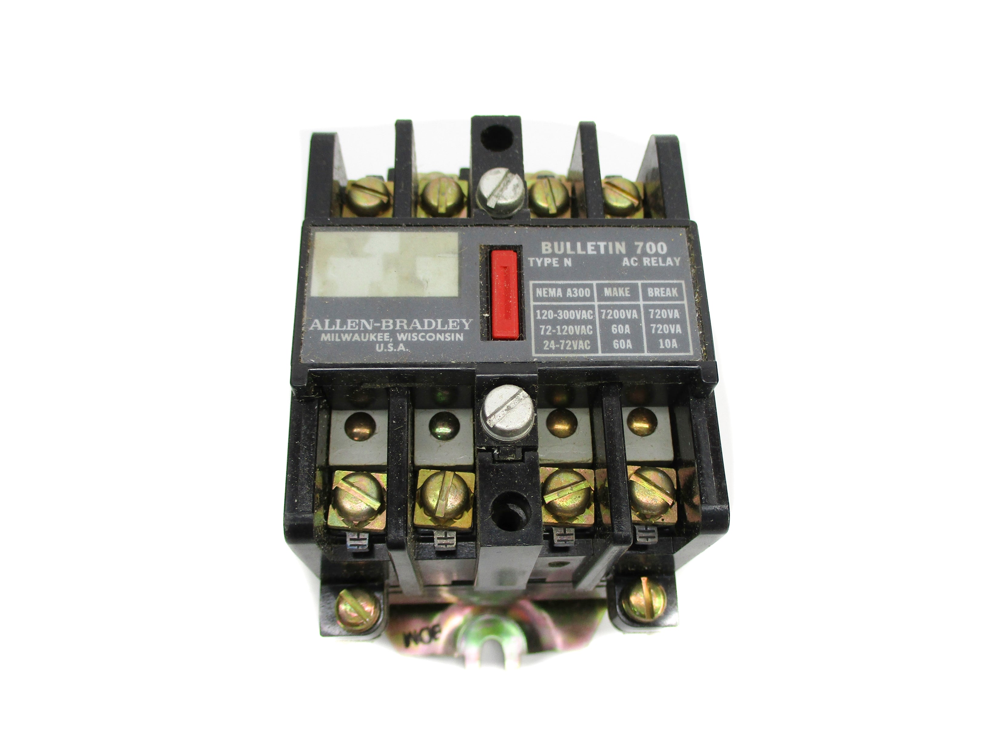 ALLEN BRADLEY 700-N800A1 SER. C 110/120V (AS PICTURED1) UNMP