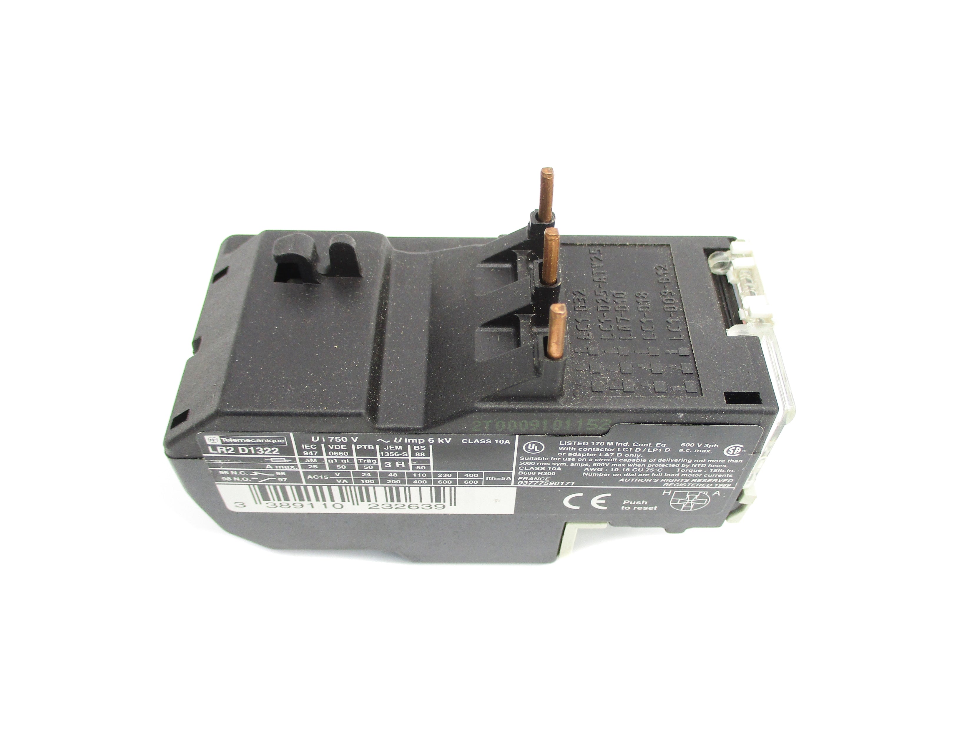TELEMECANIQUE LR2D1322 17-25A UNMP