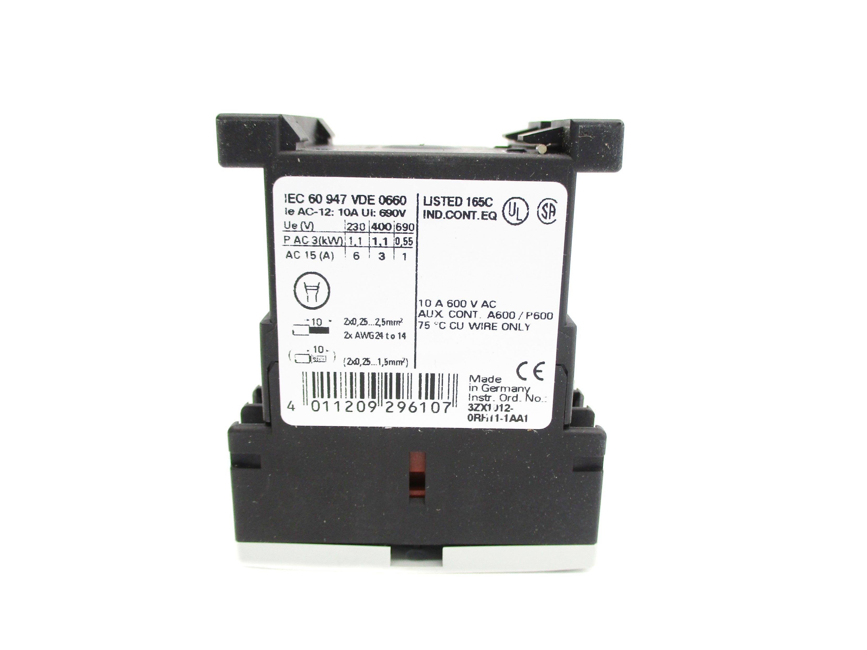 SIEMENS 3RH1140-2BB40 24VDC 6A NSMP