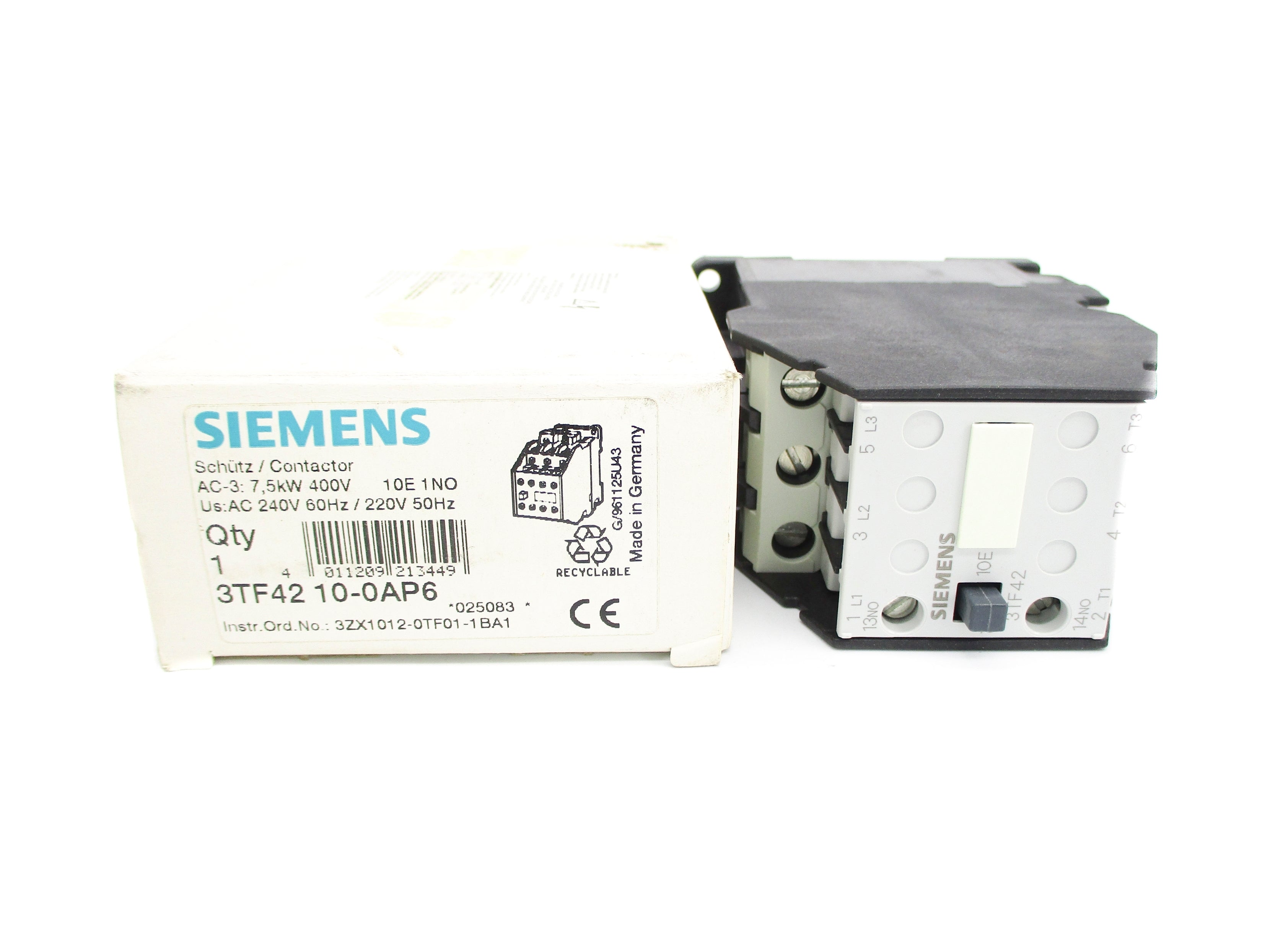 SIEMENS 3TF4210-0AP6 220/240VAC NSMP