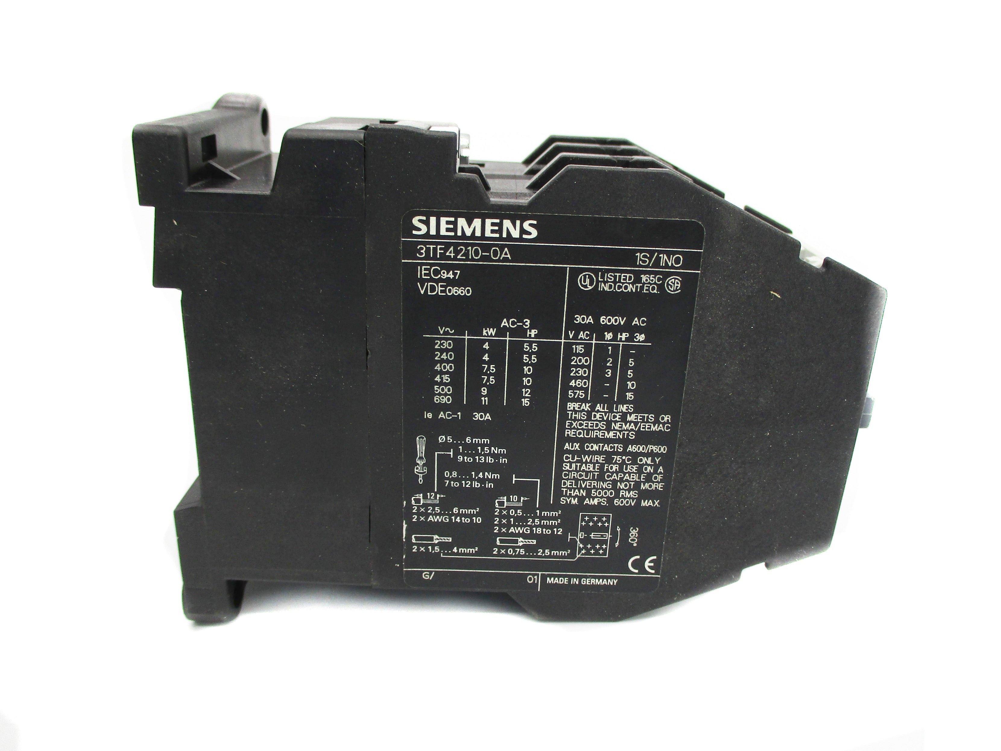 SIEMENS 3TF4210-0AP6 220/240VAC NSMP