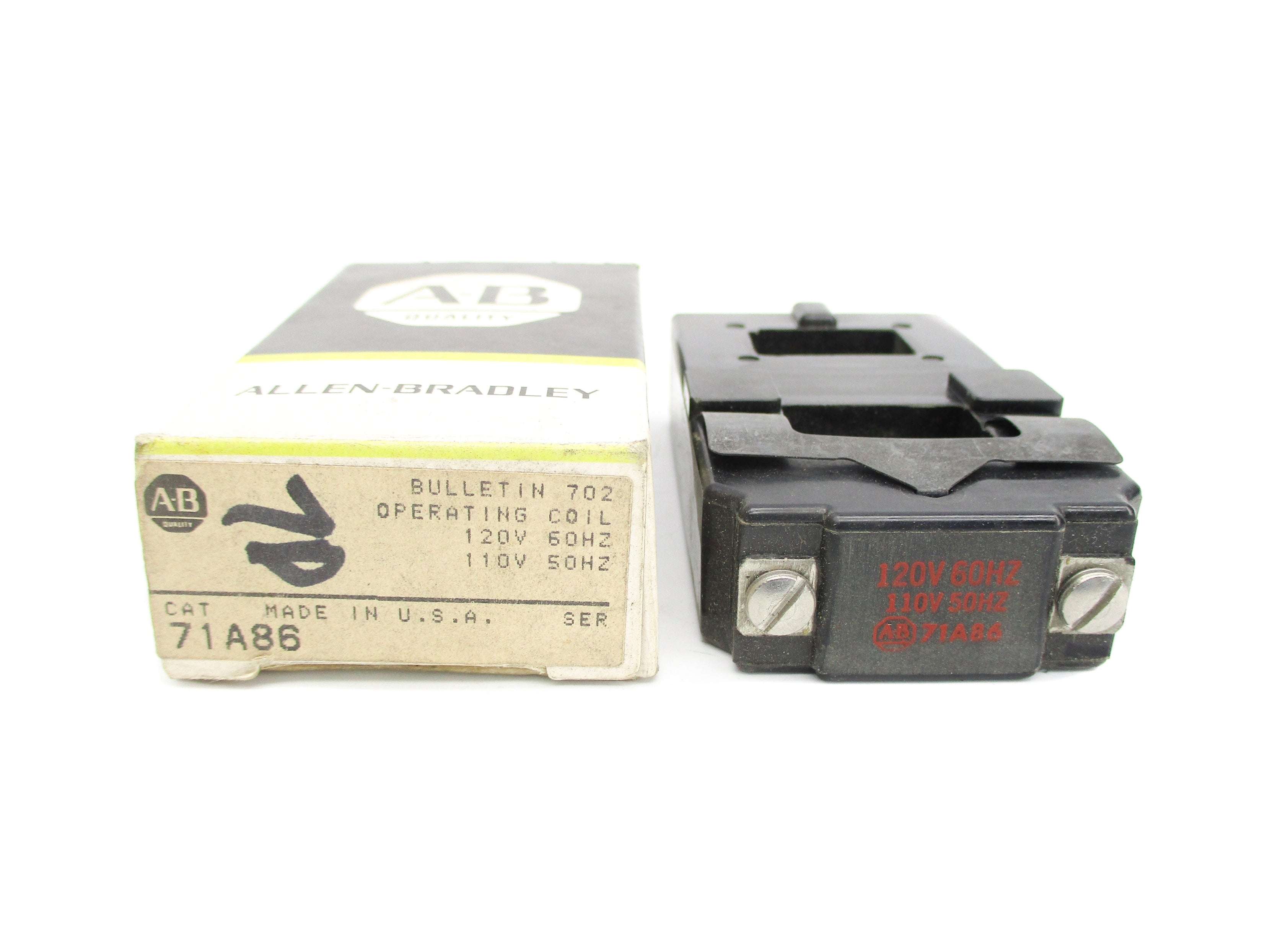 ALLEN BRADLEY 71A86 (BK/YL) NSMP