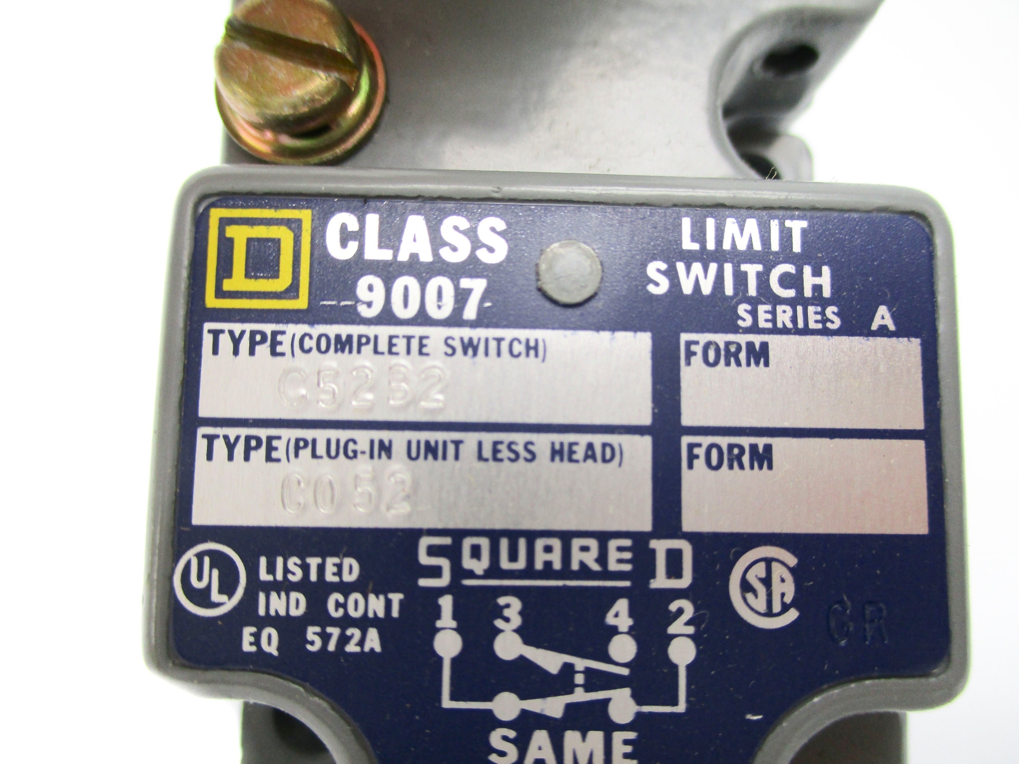 SQUARE D 9007C52B2 SER. A UNMP