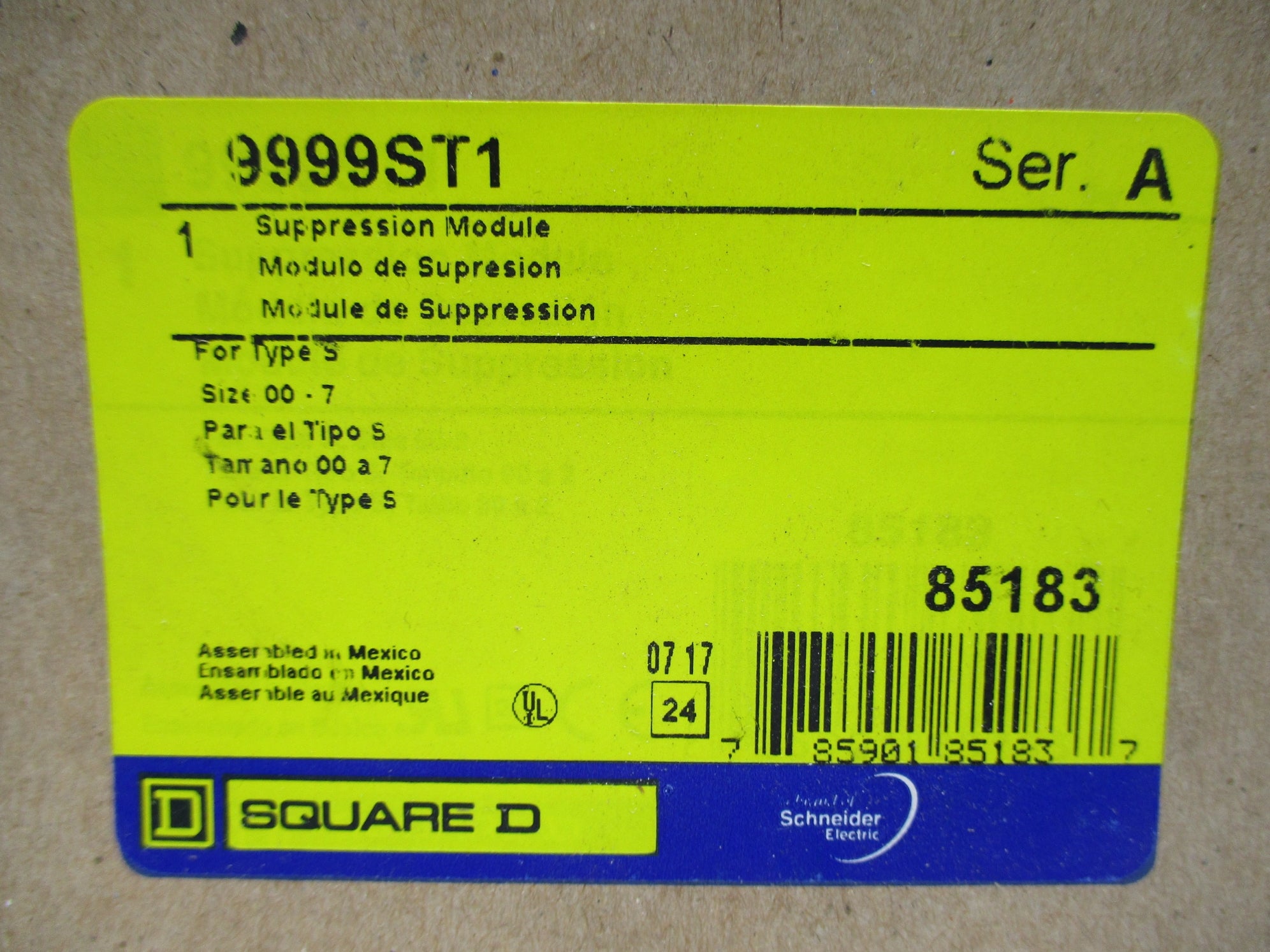 SQUARE D 9999ST1 SER. A 132V NSMP