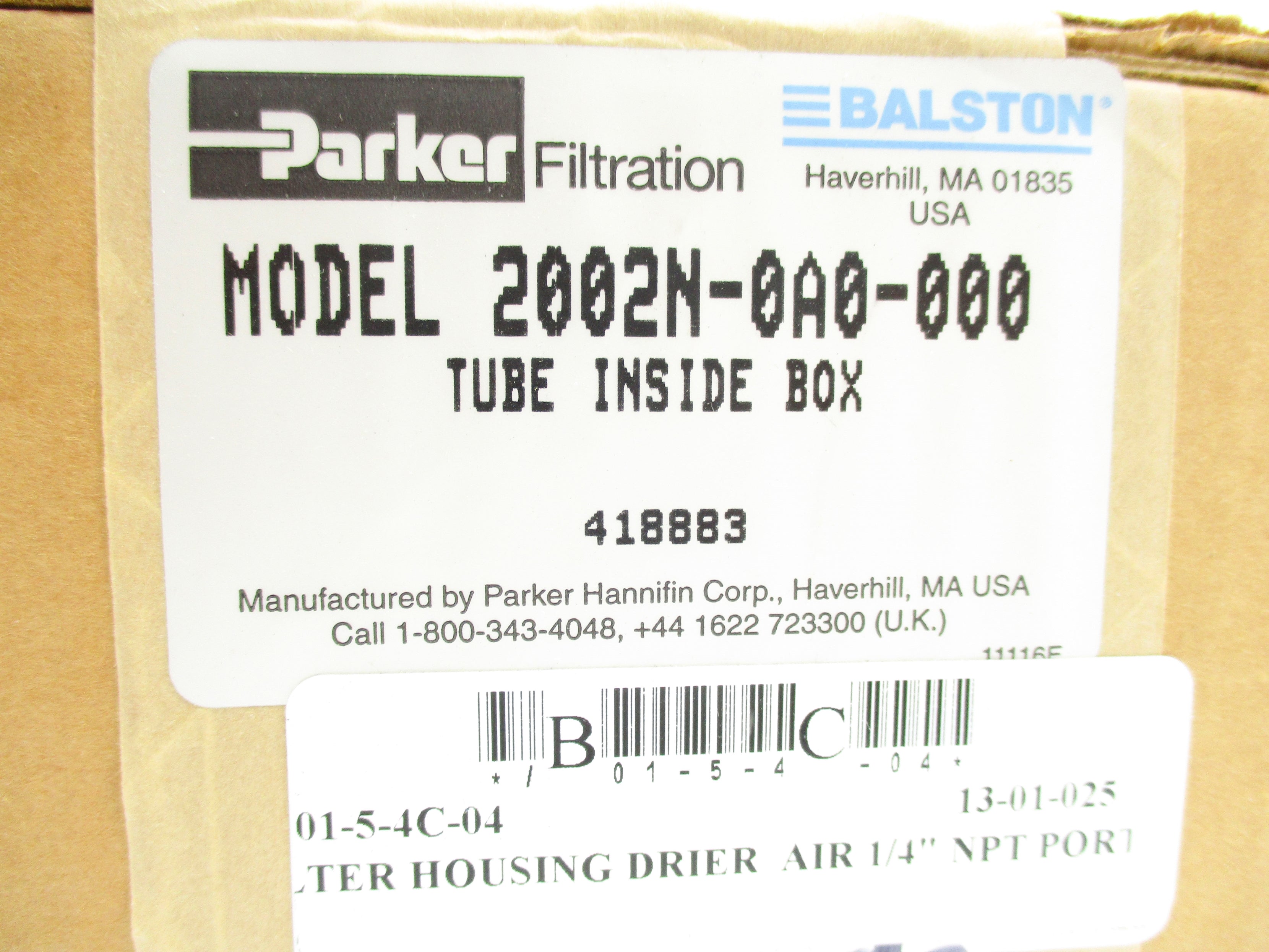 BALSTON PARKER 2002N-0A0-000 NSFS