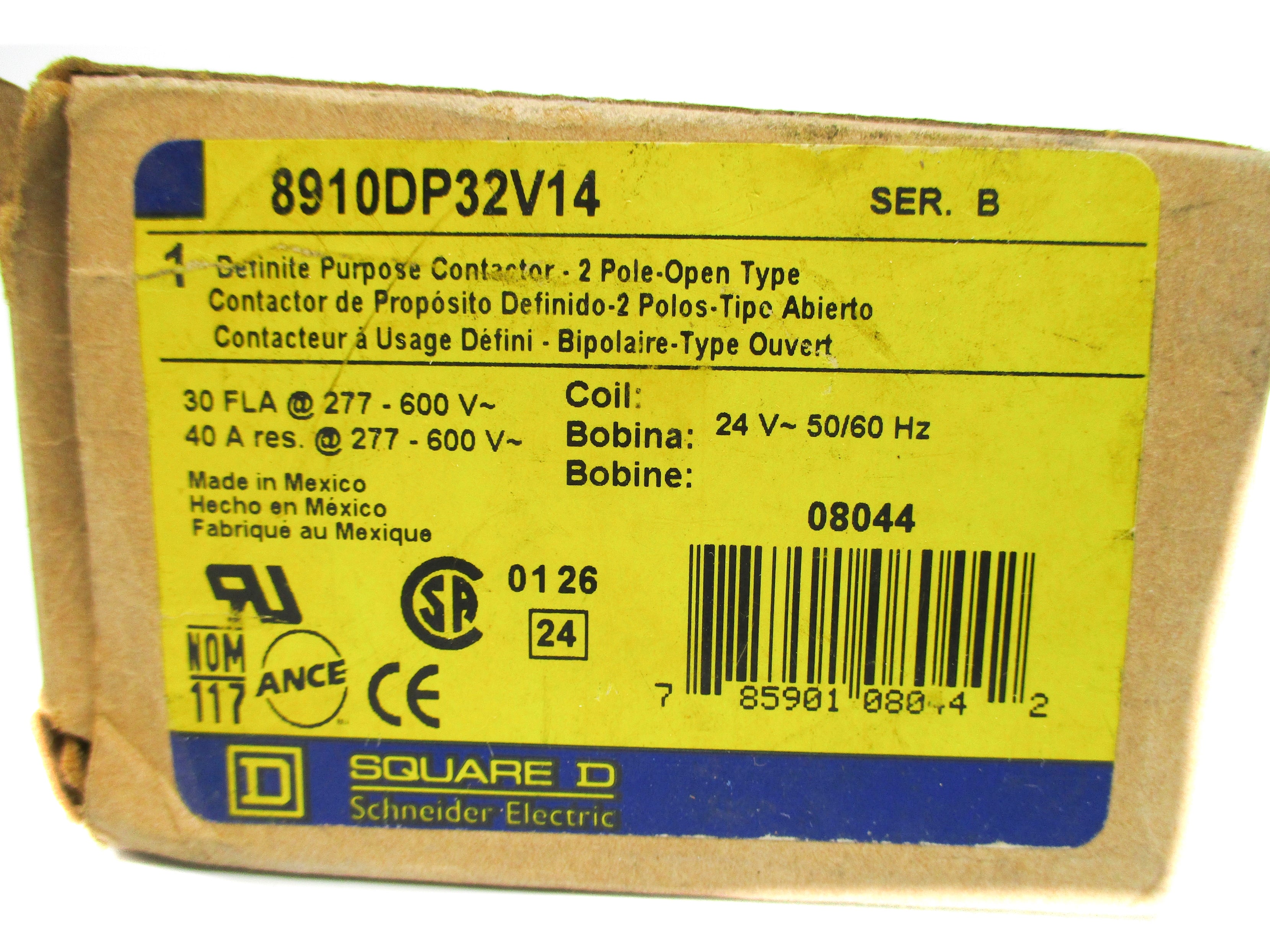 SQUARE D 8910DP32V14 SER. B 24V NSMP