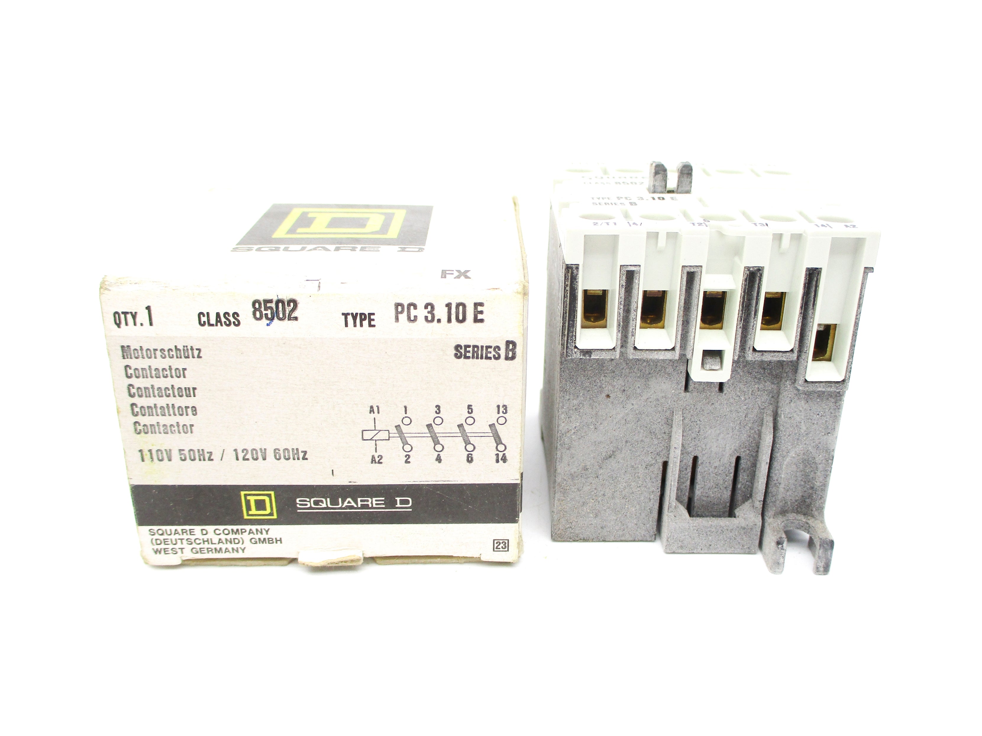 SQUARE D 8502PC3.10E SER. B 110/120V NSMP