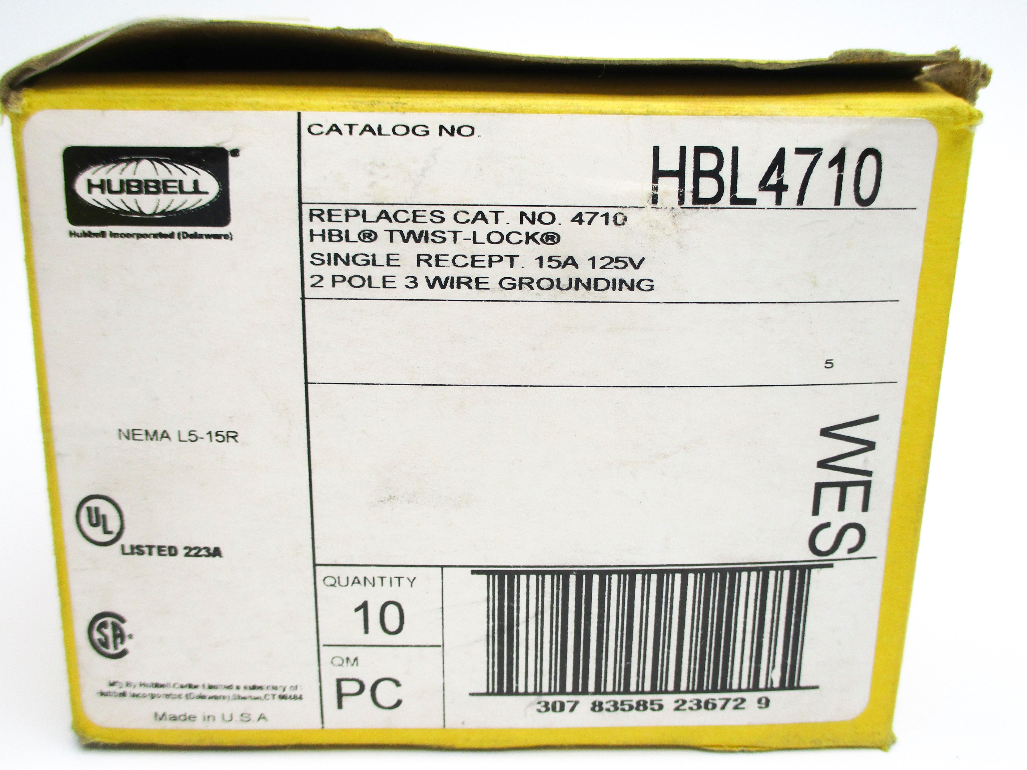 HUBBELL HBL4710 (PKG OF 10) NSMP