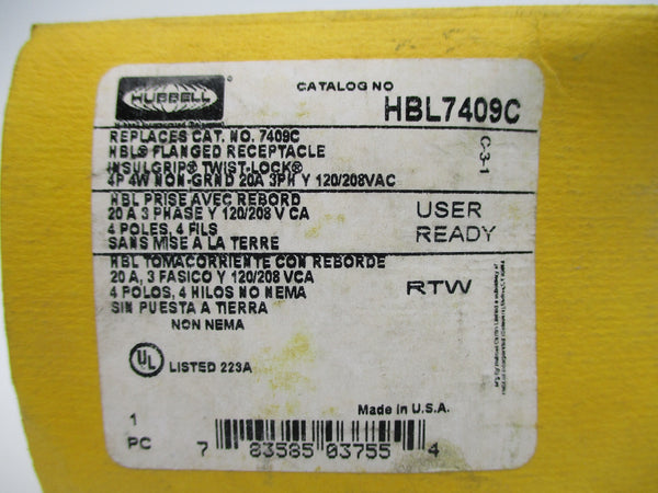 HUBBELL HBL7409C NSMP