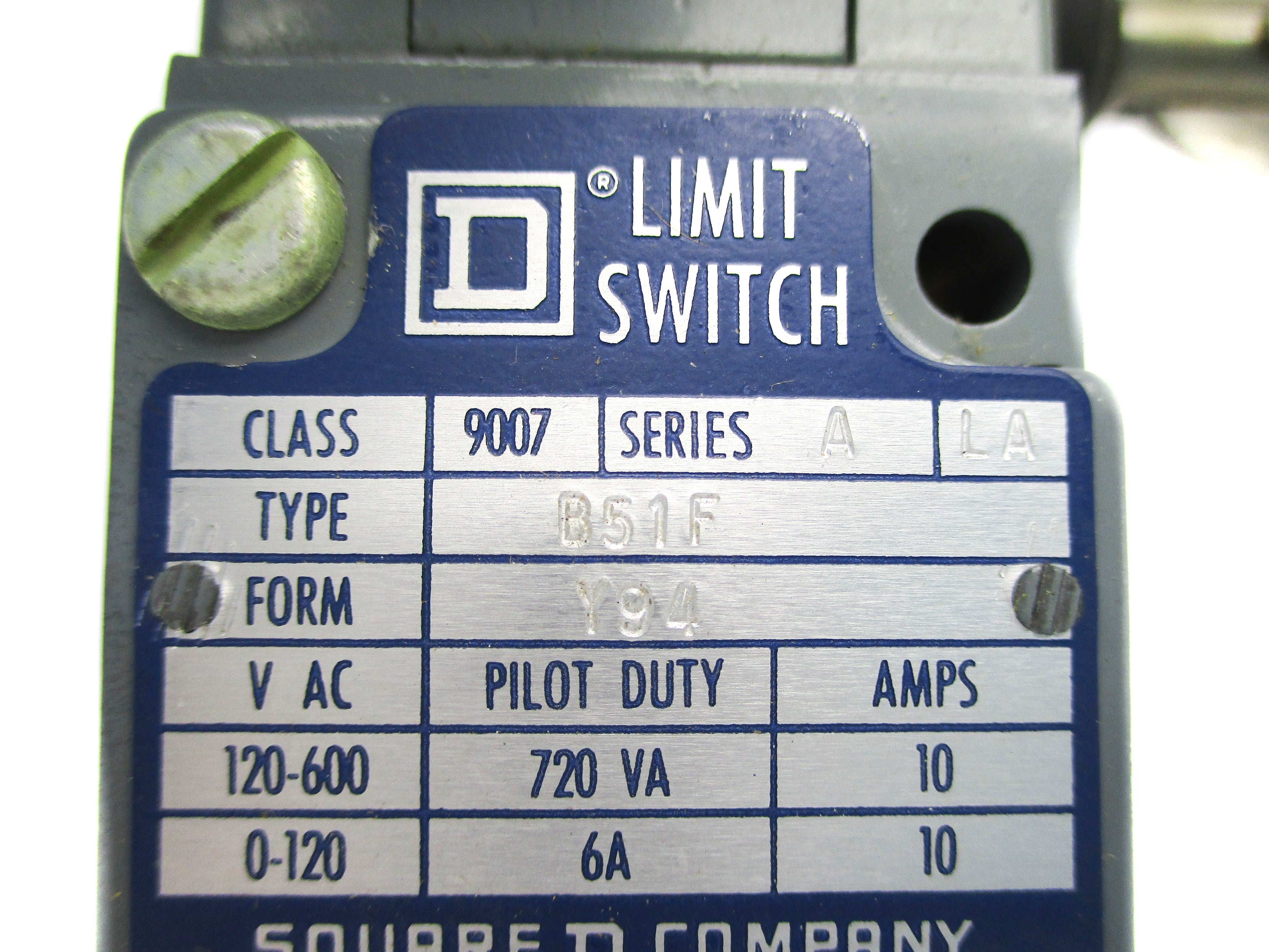 SQUARE D 9007B51F SER. A UNMP