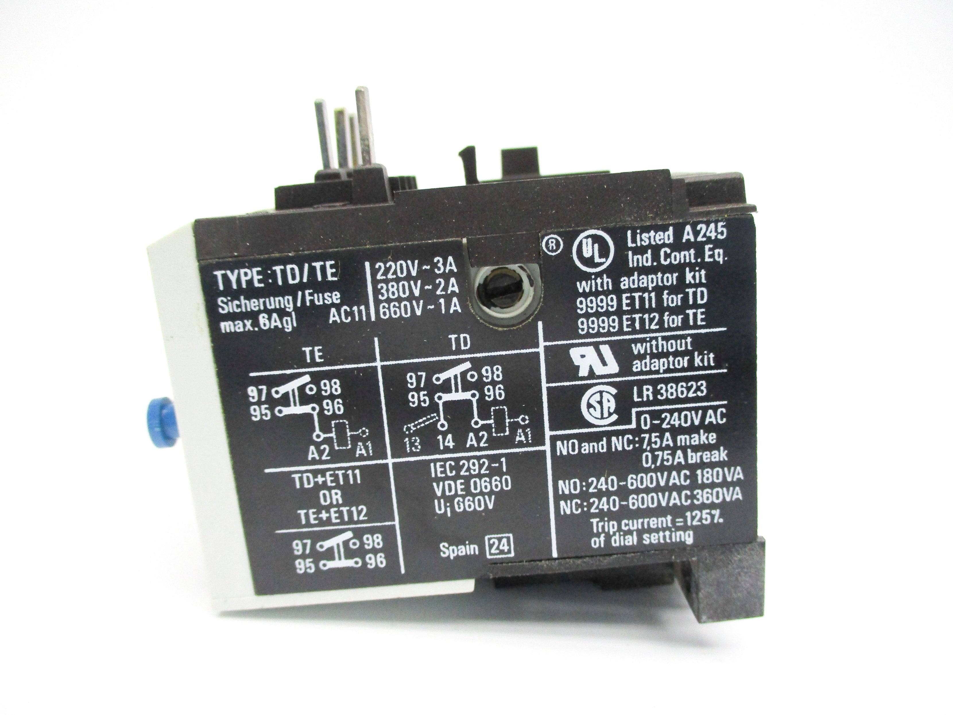SQUARE D 9065TD1.8 1.8-2.6A UNMP