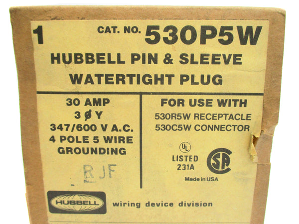 HUBBELL 530P5W NSMP