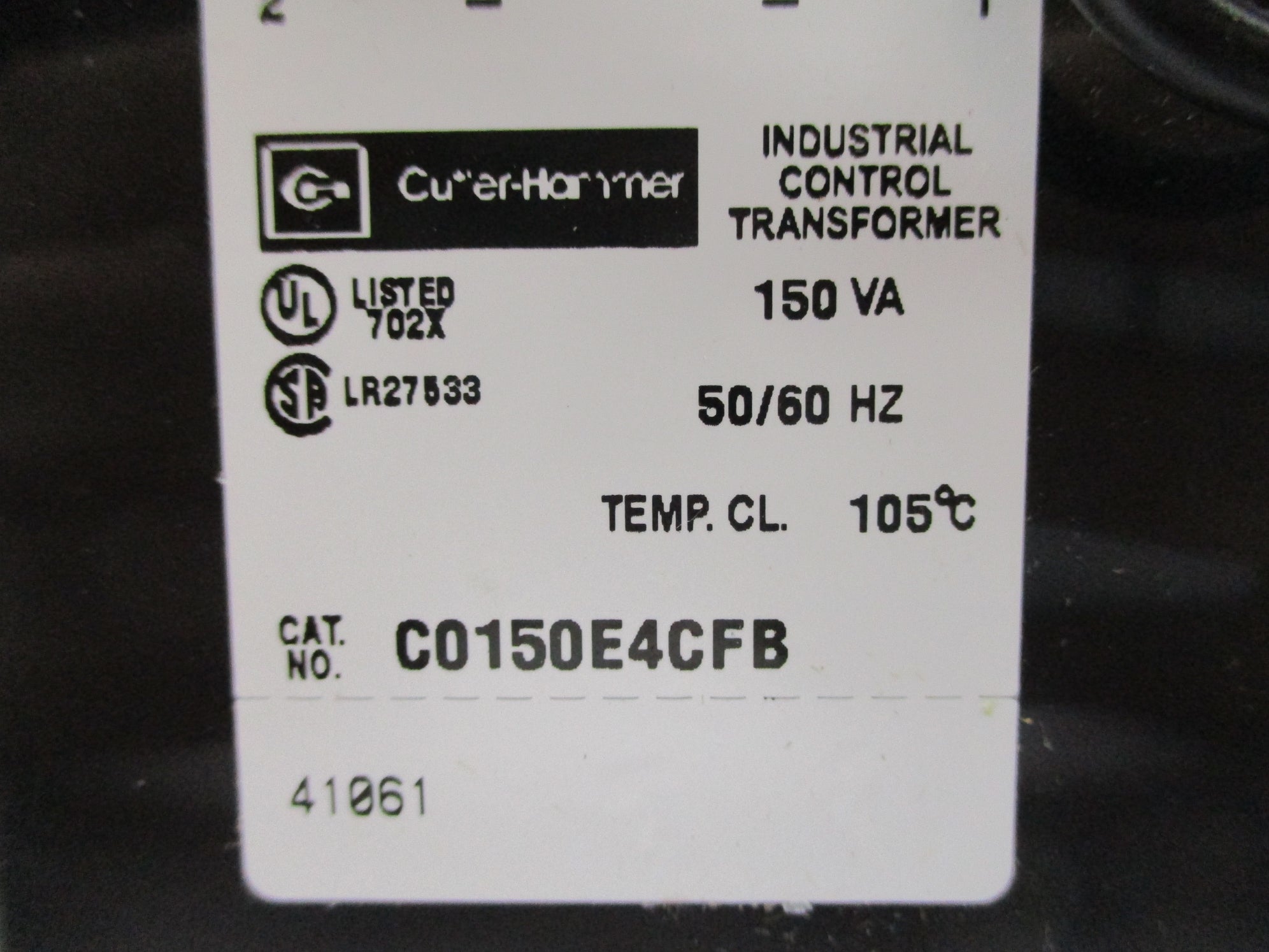 CUTLER HAMMER C0150E4CFB 150KVA UNMP